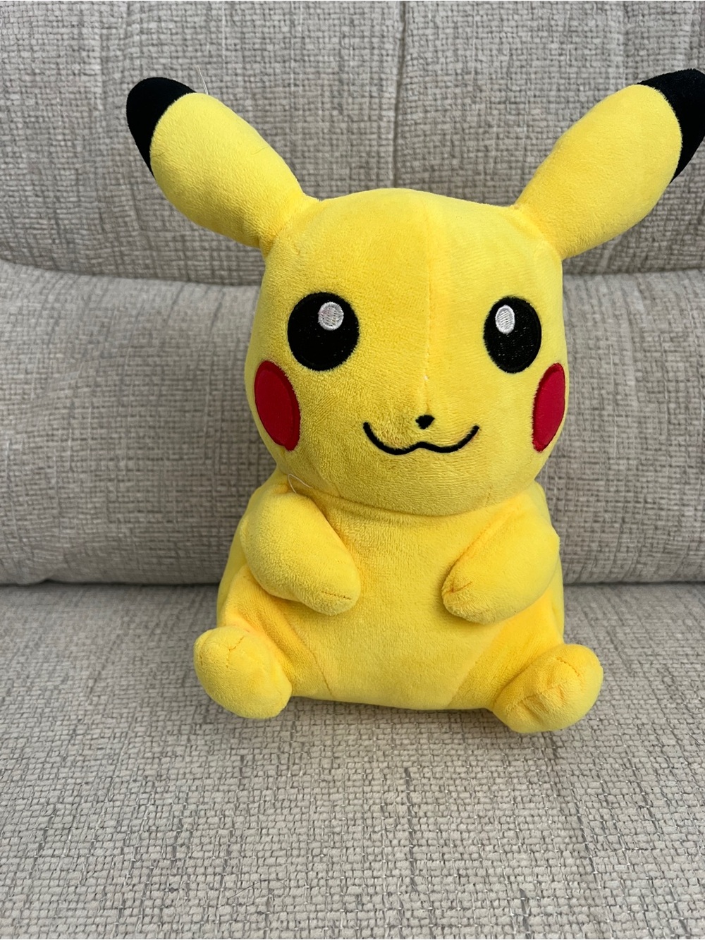 Pokemon Pikachu Plush TOMY Stuffed Animal Toy Nintendo Yellow Plush